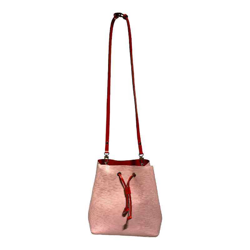 Luxury Bags For Professionals With Discounts LOUIS VUITTON/Cross Body Bag/Leather/PNK/2018 PETIT NOE BUCKET BAG