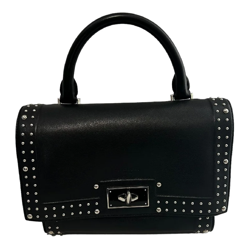 Minimalist Leather Bag For Modern Aesthetics GIVENCHY/Cross Body Bag/Leather/BLK/Studded Leather Shark Satchel Minimalist Leather Bag For Modern Aesthetics GIVENCHY/Cross Body Bag/Leather/BLK/Studded Leather Shark Satchel
