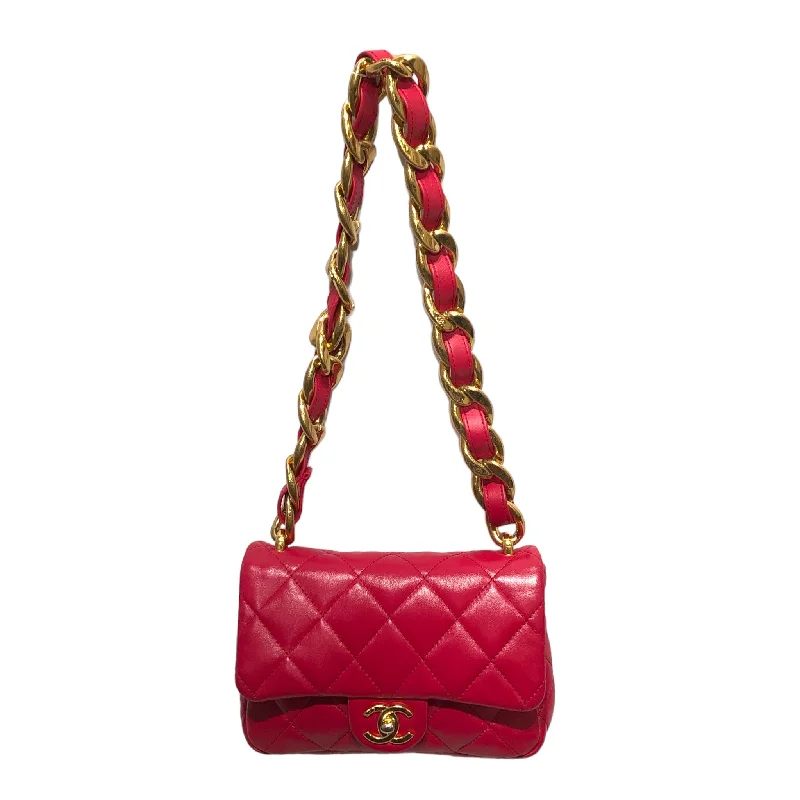 Seasonal Sale Bags CHANEL/Hand Bag/Lambskin/PNK/CHANEL FUNKY TOWN FLAP BAG