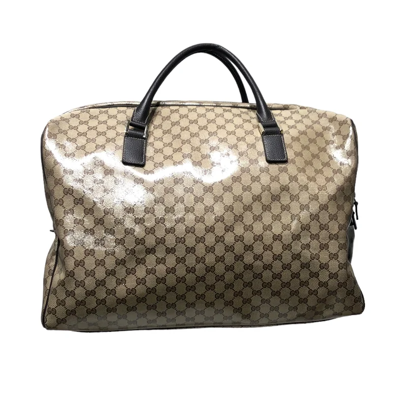 Bags For Minimalist And Functional Design GUCCI/Luggage/Monogram/KHK/MONOGRAM LARGE DUFFLE