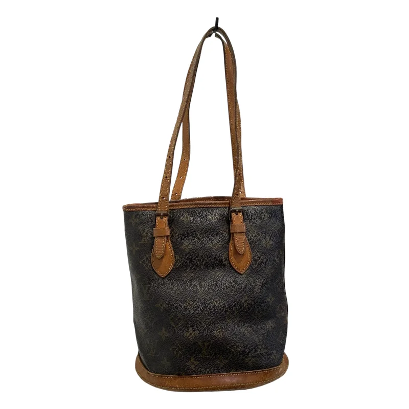 Elegant And On-Sale Evening Bags LOUIS VUITTON/Hand Bag/Monogram/BRW/BUCKET BAG