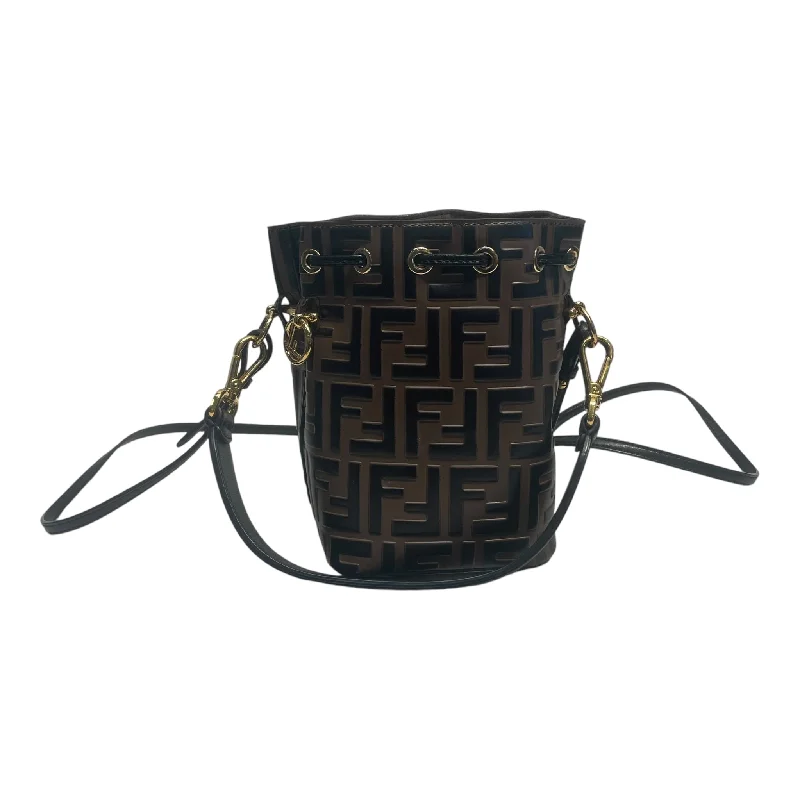 Seasonal Clearance Bags For Summer FENDI/Cross Body Bag/Monogram/BRW/Mon tresor bucket bag
