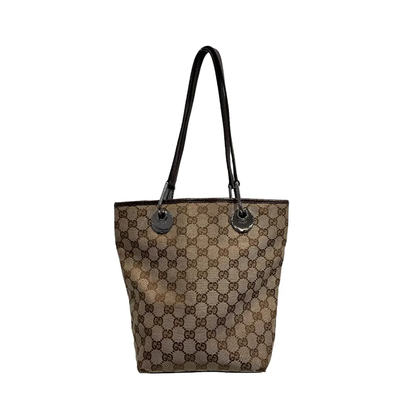 Trendy Bags For Teenage Girls GUCCI/Hand Bag/Graphic/Cotton/KHK/SMALL CANVAS ECLIPSE