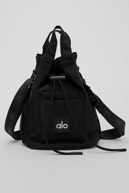 Uxury Designer Handbag Brands Cross Body Bucket Bag - Black