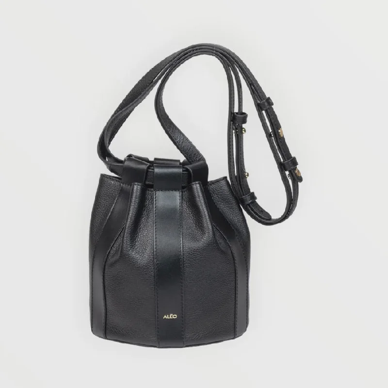Eco-Friendly Bags With Promotions Aleo Lotus Bucket Bag - Black