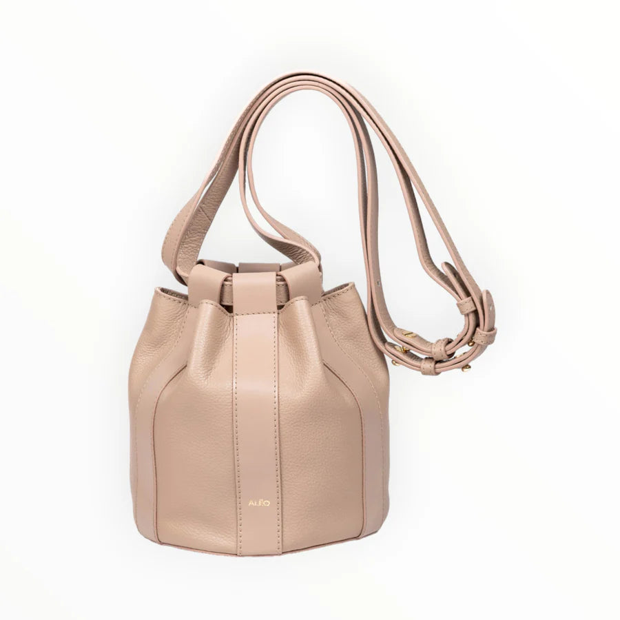 Luxurious Bags With Limited-Time Offers Aleo Lotus Bucket Bag - Taupe