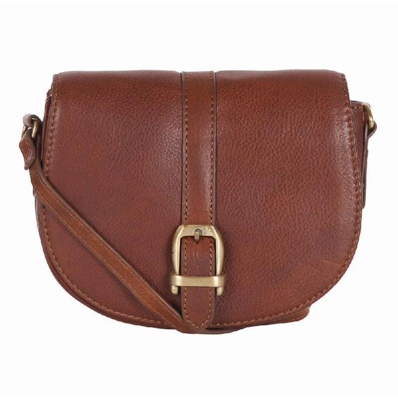Handbag For Fashion Barbour Laire Ladies Leather Saddle Bag - Brown