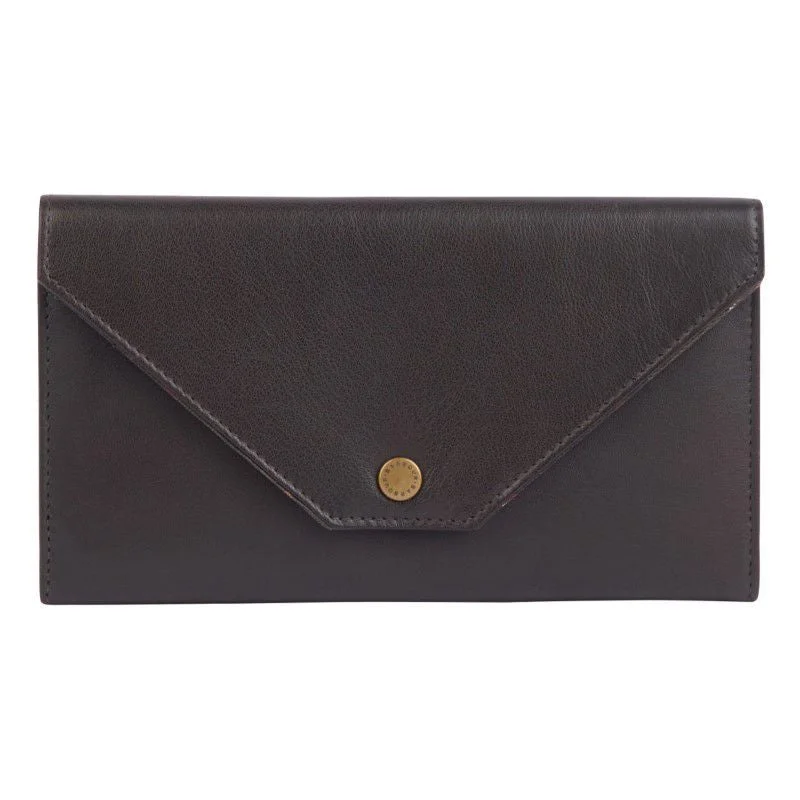 Luxury Bags On Sale Barbour Leather Ladies Travel Purse - Brown