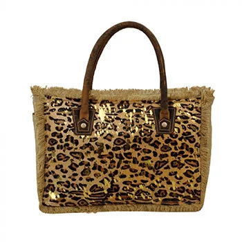 Spacious Bags With Holiday Promotions Canvas Hairon Bag