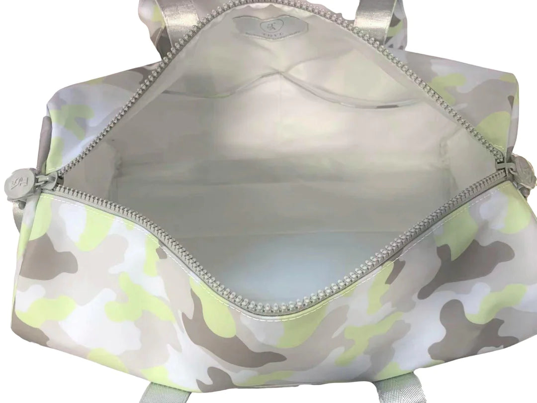 Festival Bags For Concerts And Events Camo Blue Weekender