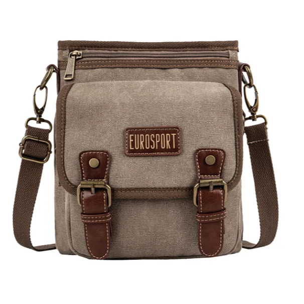Flash Sale On Premium Bags Canvas Bag with Front Flap/Zipper