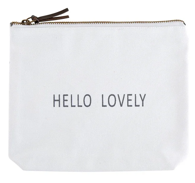 Trendy Bags For Sales Canvas Zip Pouch