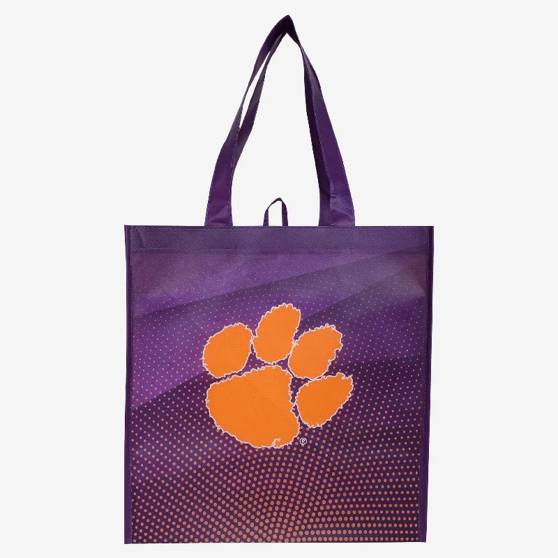 Trendy Festival Bags With Limited-Time Offers Clemson Tigers 4 Pack Reusable Shopping Bag