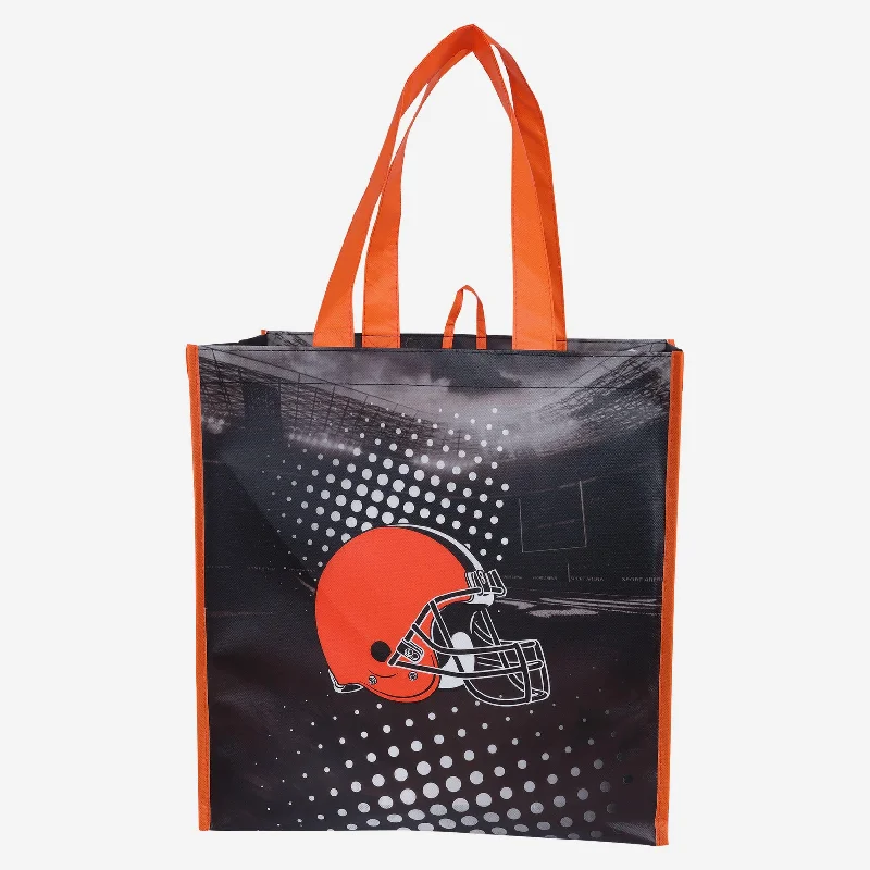 Professional Bags With Office Discounts Cleveland Browns 4 Pack Reusable Shopping Bag