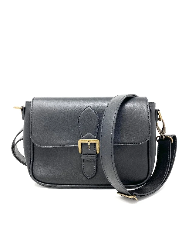 Halloween-Themed Juliana Saddle Bag in Black from Novacas