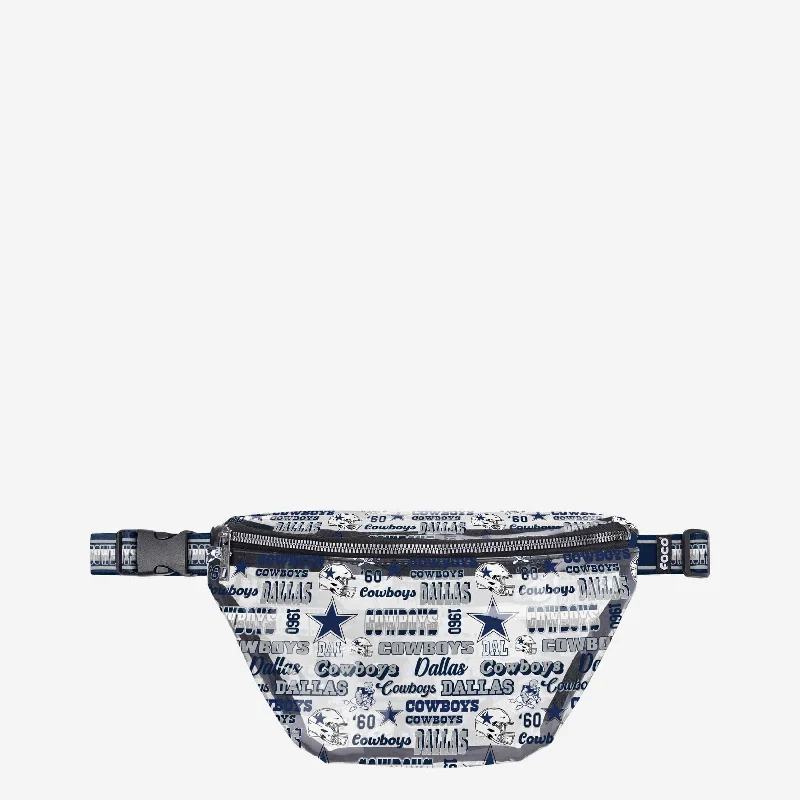 Black Friday Deals On Stylish Handbags Dallas Cowboys Repeat Retro Print Clear Fanny Pack Black Friday Deals On Stylish Handbags Dallas Cowboys Repeat Retro Print Clear Fanny Pack