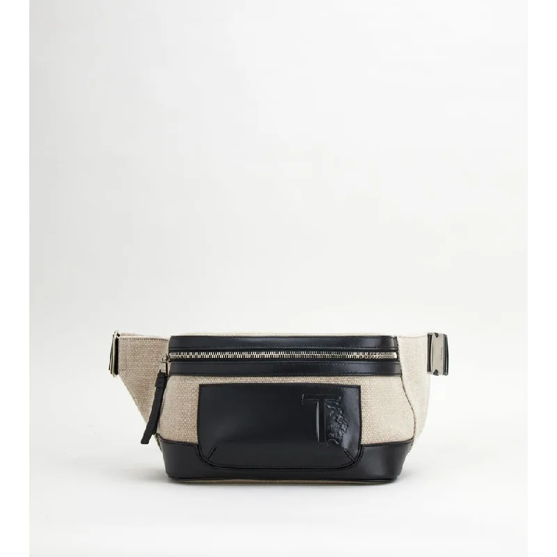 Inspired Bags For Luxury Fashion Lovers Fabric and Leather Waist Bag Small