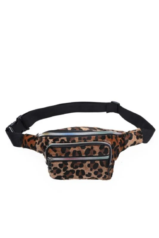 Elegant New Year Party Bags With Flash Sales FANNY PACK | LEOPARD PRINT