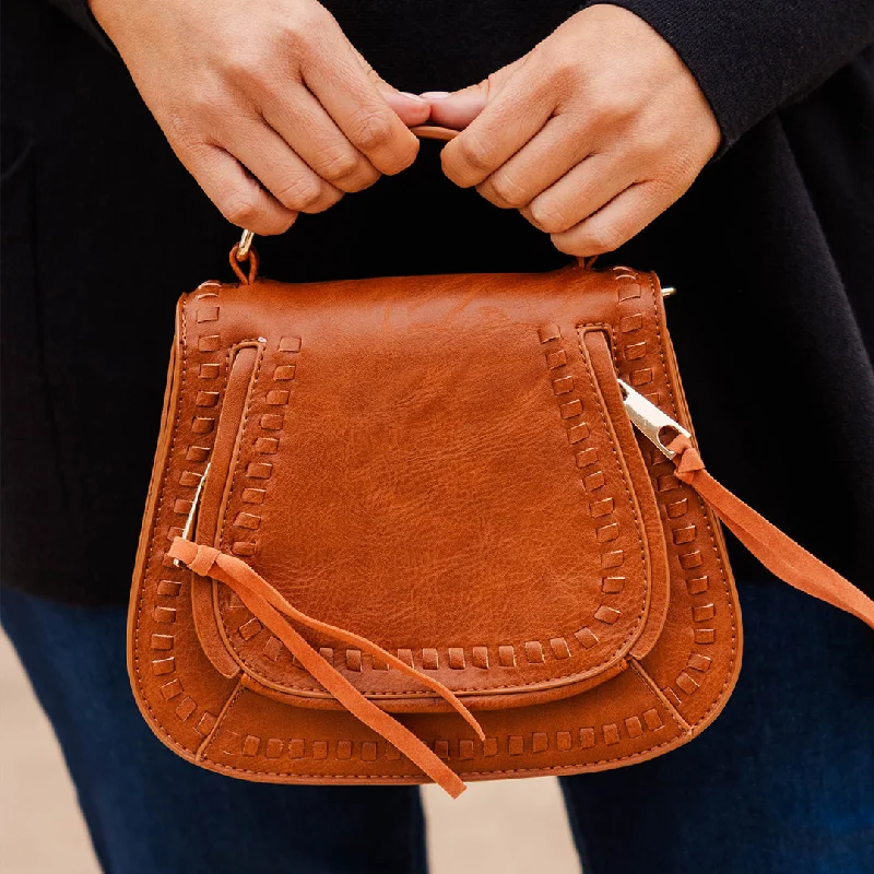 Designer Bags For Luxury Collectors Feels Like Fun Tan Brown Mini Saddle Purse