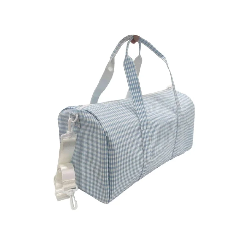 Seasonal Clearance Bags For Summer, Winter, Etc. Gingham Mist Weekender