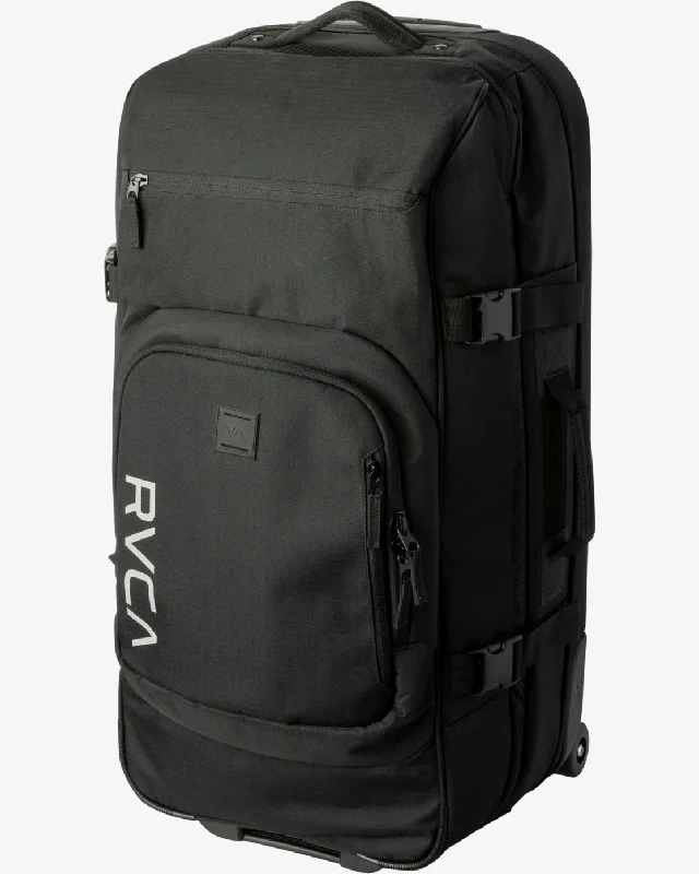 Minimalist Leather Bag For Modern Aesthetics Global Large Roller Bag Travel Roller - RVCA Black