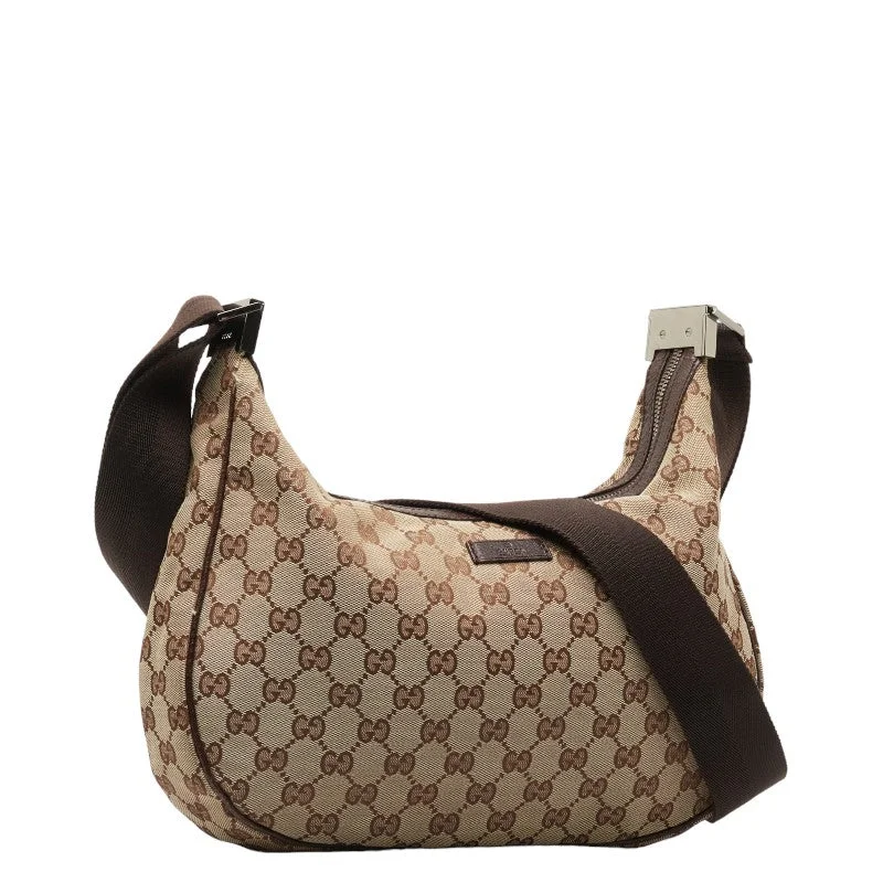 Inspired Bags For Affordable Luxury Gucci GG canvas 122790 Brown canvas leather ladies Gucci Gucci