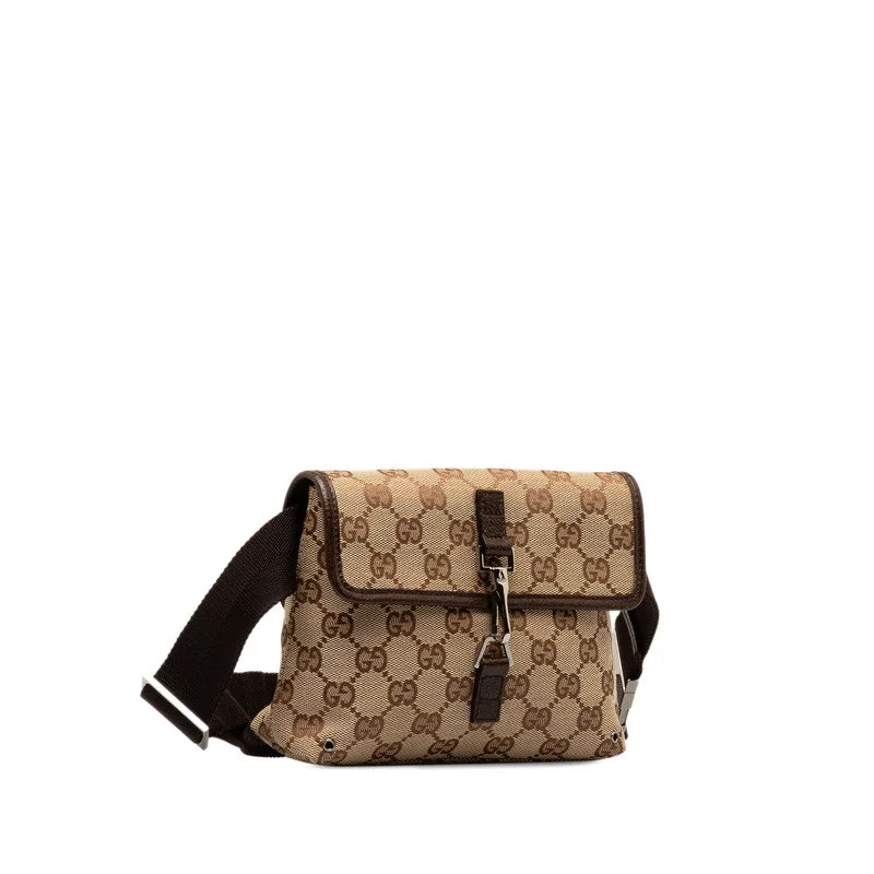 Inspired Bags For Modern Sophistication Gucci GG canvas vest bag body bag 92543 beige canvas leather ladies Gucci