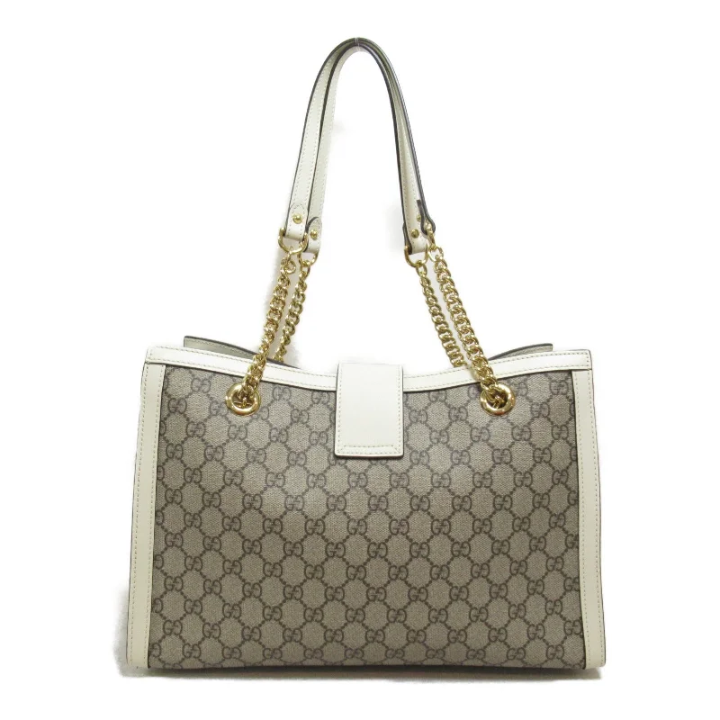 Valentine's Day Gucci Gucci Chantrotot Bag Tortf Bag PVC Coated Canvas Leather  Beige/White 479197