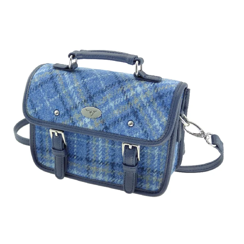 Trendy And Discounted Designer Handbags Mini Satchel 'Bervie' with Harris Tweed®