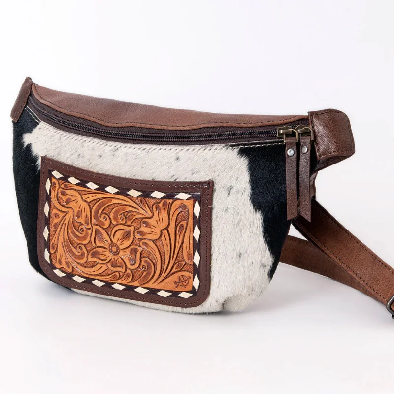 Compact Bags For Minimalist Travelers American Darling Hide On Tooled Fanny Pack