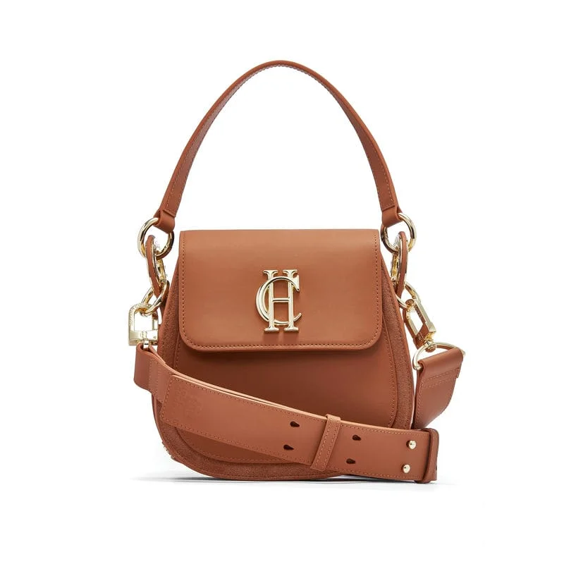 Discounted Designer Bags For Clearance Sale Holland Cooper Chelsea Ladies Saddle Bag - Tan