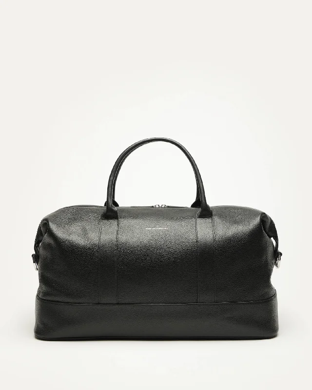 Stylish Bags For Fashion Bloggers With Promotions Kelowna Pebble-Grained Leather Weekender Bag