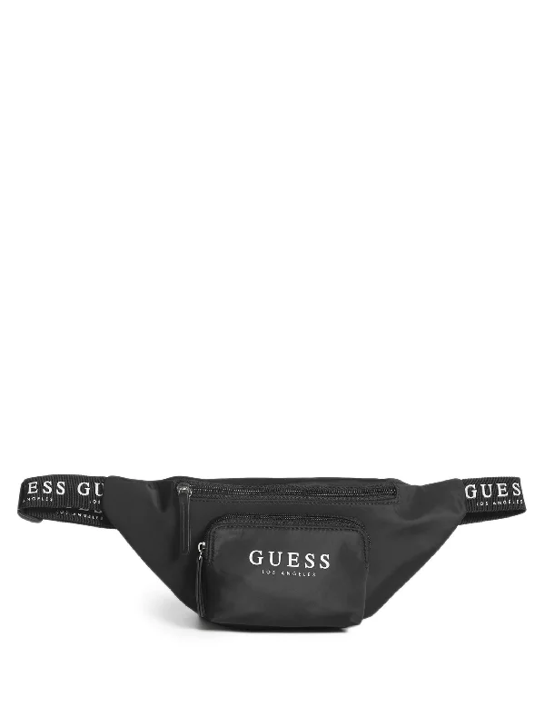 Urban Bags For City Life And Streetwear Fashion Logo Tape Fanny Pack