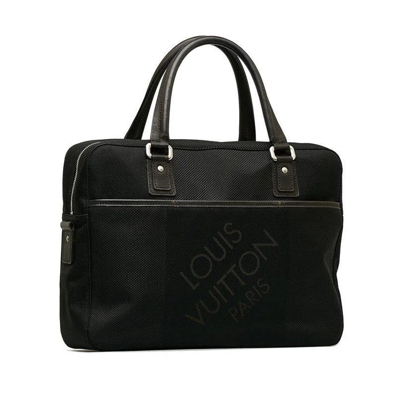 Minimalist Leather Bag For Modern Aesthetics Louis Vuitton Jeanne Jacks Business Bag M93082 Noir Black Canvas Leather Men Louis Vuitton Minimalist Leather Bag For Modern Aesthetics Louis Vuitton Jeanne Jacks Business Bag M93082 Noir Black Canvas Leather Men Louis Vuitton