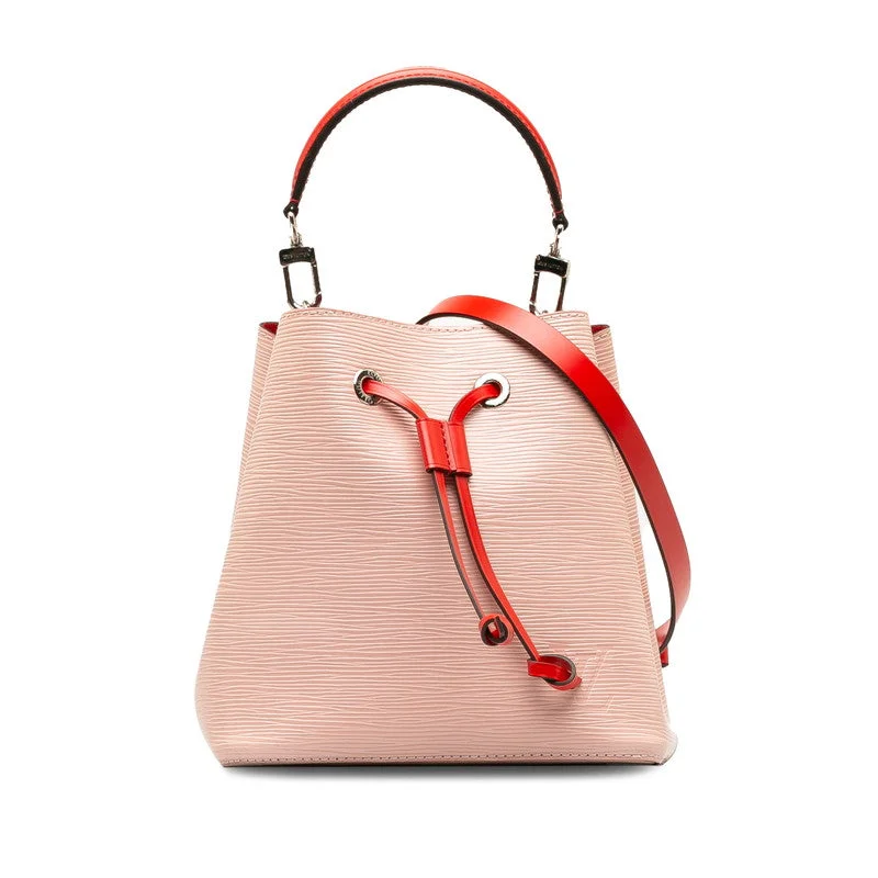 Everyday Bags For Work, School, Or Errands Noé Noe BB in Epi Rose Valerine M53609 Bucket Bag