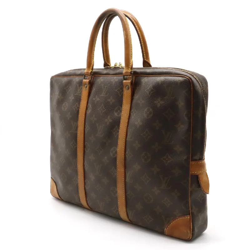 Vintage-Inspired Louis Vuitton Monogram Port Documentary Voyager PDV Paper Bag Business Bag Briefcase M53361