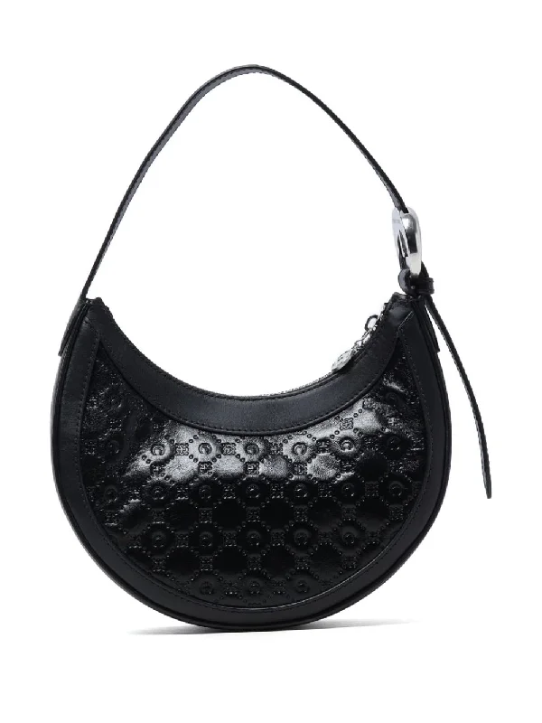 Retro Lovers MARINE SERRE - Women Moonogram Embossed Leather Eclips Mini Bag