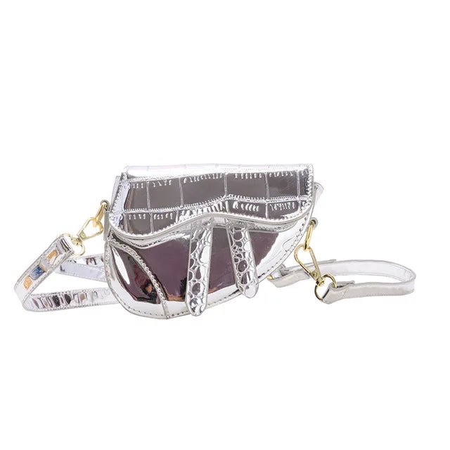 Luxurious But Budget-Friendly Bags METALLIC MINI SADDLE BAG