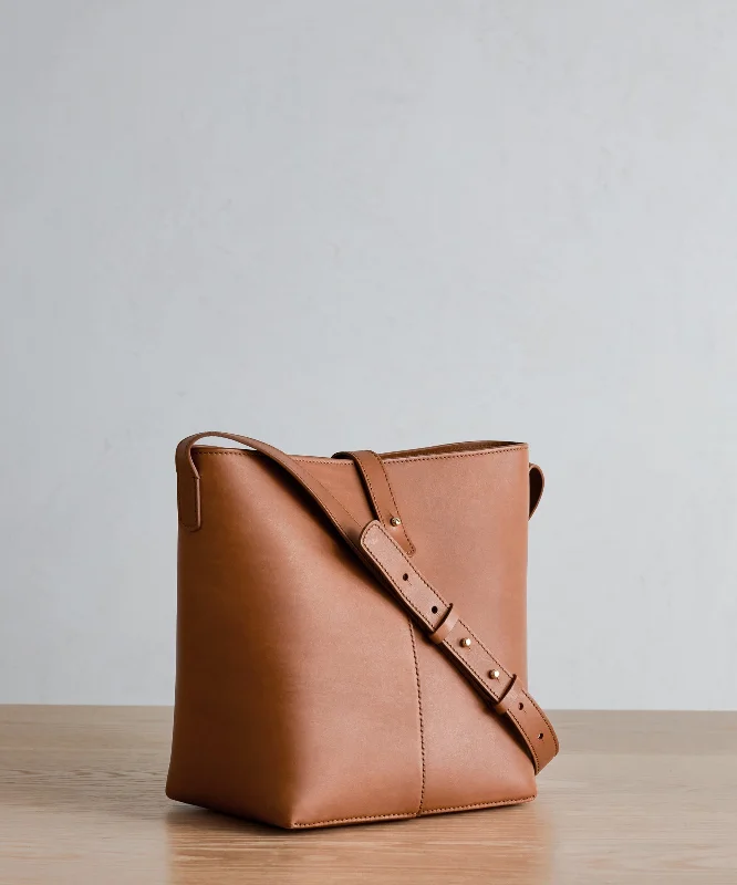 Festive Holiday Gift Bags Mini Leather Bucket Bag