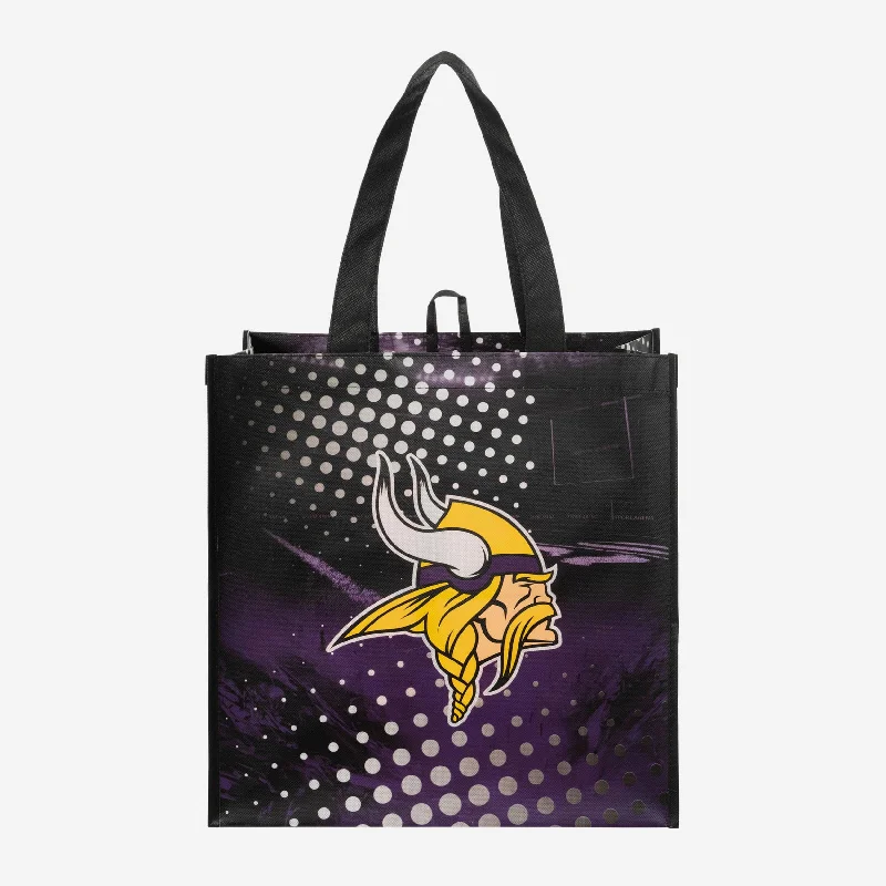 Sleek And Seasonal Sale Bags Minnesota Vikings 4 Pack Reusable Shopping Bags