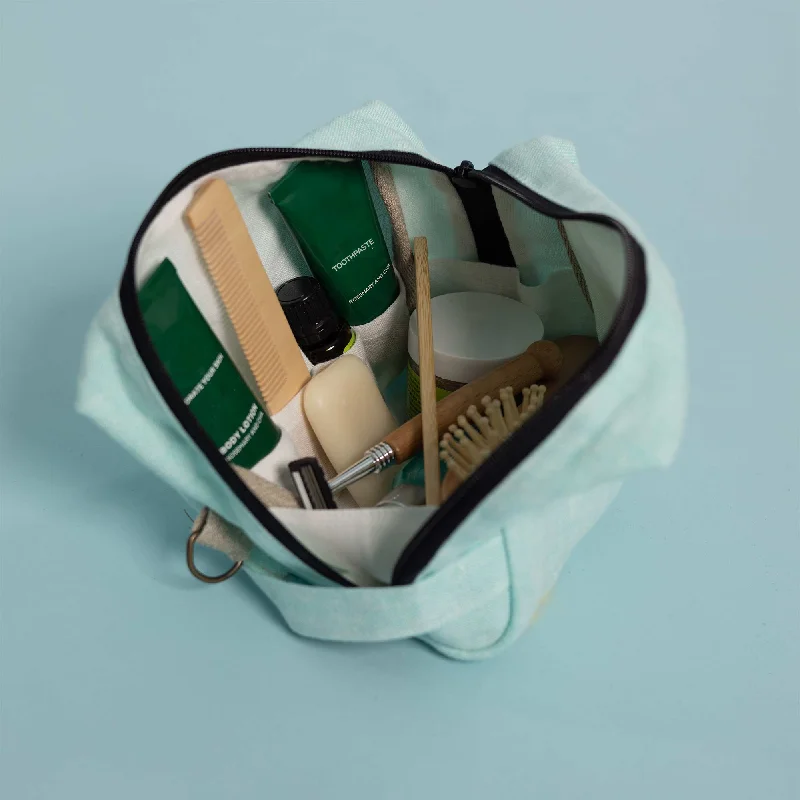 Rustic Bags For Outdoor And Nature-Inspired Looks BALI Organic Hemp Dopp Kit / Toiletries & Travel Accessories Organizer Bag