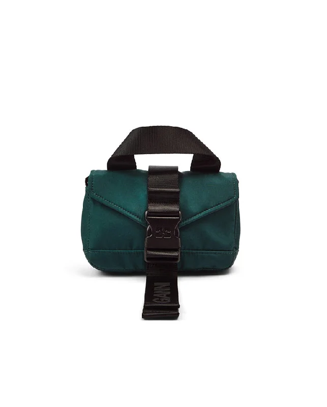 Handbag For Fashion Recycled tech Mini Satchel Forest Night