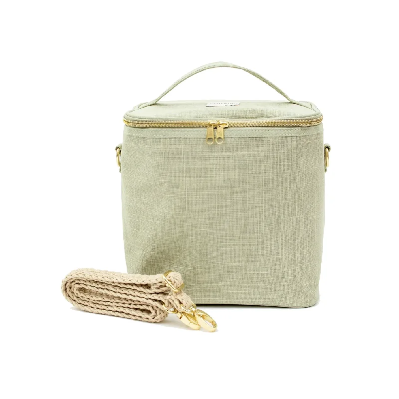 Urban Bags For City Life And Streetwear Fashion Sage Green Lunch Poche