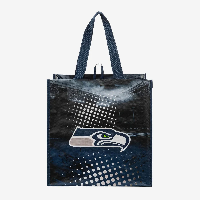Bold And Flash-Sale Bags Seattle Seahawks 4 Pack Reusable Shopping Bags