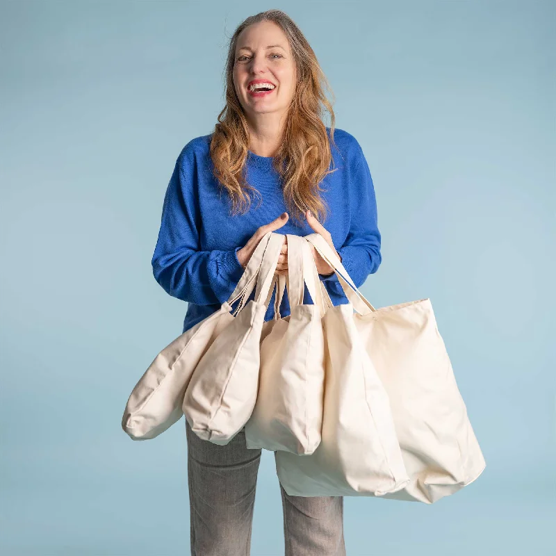 Black Friday Deals On Stylish Handbags SHOPVILLE 100% Organic Cotton Shopping Bag (Grown/Made in USA)