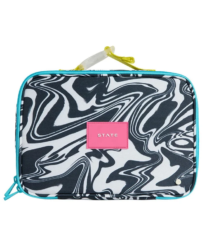 Sporty Bags For Active And Athletic Lifestyles State Bags Rodgers Lunch Box Marbled Print Sporty Bags For Active And Athletic Lifestyles State Bags Rodgers Lunch Box Marbled Print