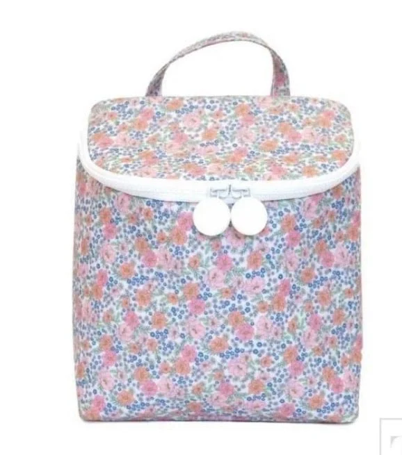 Festival Bags For Concerts And Events Take Away Lunch Bag- Garden Floral