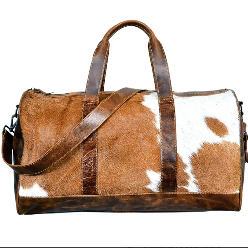 Festival Bags For Concerts And Events American Darling Tan Cowhide Duffle
