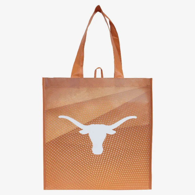 Spacious Bags With Holiday Promotions Texas Longhorns 4 Pack Reusable Shopping Bag
