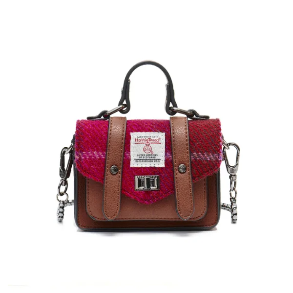 Bold Fashionistas Islander® Tartan Wee Satchel with Harris Tweed®